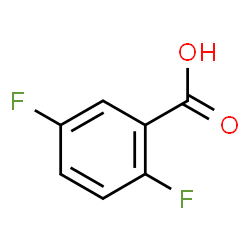 ChemSpider 2D Image | 2,5-Difluorobenzoic acid | C7H4F2O2