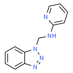 ChemSpider 2D Image | N-2-Pyridinyl-1H-benzotriazole-1-methanamine | C12H11N5