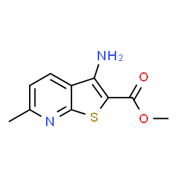 ChemSpider 2D Image | Methyl 3-amino-6-methylthieno[2,3-b]pyridine-2-carboxylate | C10H10N2O2S