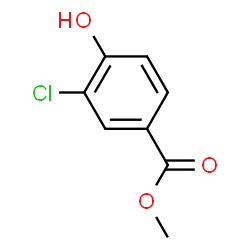 ChemSpider 2D Image | Methyl 3-chloro-4-hydroxybenzoate | C8H7ClO3