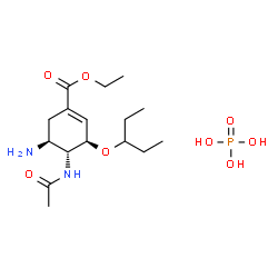 ChemSpider 2D Image | Oseltamivir phosphate | C16H31N2O8P