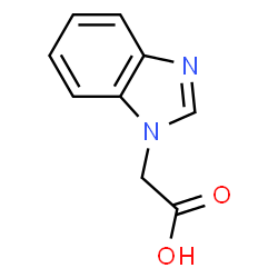ChemSpider 2D Image | Benzoimidazol-1-yl-acetic acid | C9H8N2O2