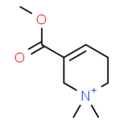 ChemSpider 2D Image | 5-(Methoxycarbonyl)-1,1-dimethyl-1,2,3,6-tetrahydropyridinium | C9H16NO2