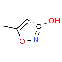 ChemSpider 2D Image | 5-Methyl(3-~14~C)-1,2-oxazol-3-ol | C314CH5NO2