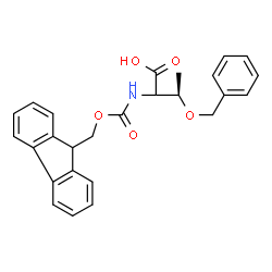 ChemSpider 2D Image | O-Benzyl-N-[(9H-fluoren-9-ylmethoxy)carbonyl]threonine | C26H25NO5