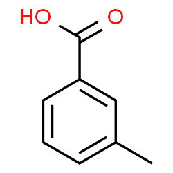 ChemSpider 2D Image | m-toluic acid | C8H8O2