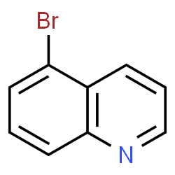 ChemSpider 2D Image | 5-Bromoquinoline | C9H6BrN