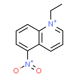 ChemSpider 2D Image | 1-Ethyl-5-nitroquinolinium | C11H11N2O2