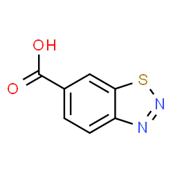 ChemSpider 2D Image | 1,2,3-Benzothiadiazole-6-carboxylic acid | C7H4N2O2S