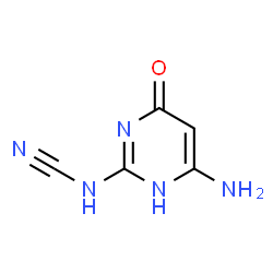ChemSpider 2D Image | N-(4-Amino-6-hydroxypyrimidin-2-yl)cyanamide | C5H5N5O