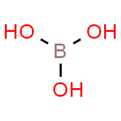 ChemSpider 2D Image | Boric acid | H3BO3
