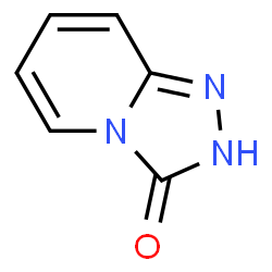 ChemSpider 2D Image | s-Triazolo[4,3-a]pyridin-3-ol | C6H5N3O