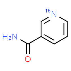 ChemSpider 2D Image | 3-(~15~N)Pyridinecarboxamide | C6H6N15NO