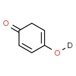 ChemSpider 2D Image | 4-(~2~H)Hydroxy-2,4-cyclohexadien-1-one | C6H5DO2