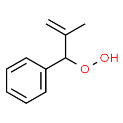 ChemSpider 2D Image | 2-Methyl-1-phenyl-2-propen-1-yl hydroperoxide | C10H12O2