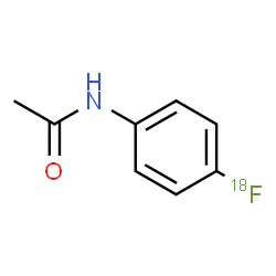 ChemSpider 2D Image | N-[4-(~18~F)Fluorophenyl]acetamide | C8H818FNO