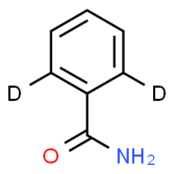 ChemSpider 2D Image | (2,6-~2~H_2_)Benzamide | C7H5D2NO