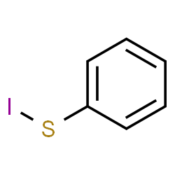 ChemSpider 2D Image | (Iodosulfanyl)benzene | C6H5IS