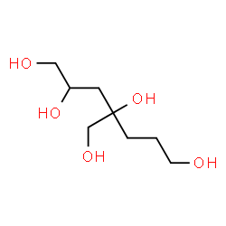 ChemSpider 2D Image | 3-Deoxy-2-C-(3-hydroxypropyl)pentitol | C8H18O5