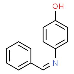 ChemSpider 2D Image | 4-[(Z)-Benzylideneamino]phenol | C13H11NO