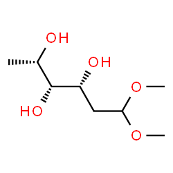 ChemSpider 2D Image | (2S,3R,4R)-6,6-Dimethoxy-2,3,4-hexanetriol (non-preferred name) | C8H18O5