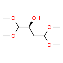 ChemSpider 2D Image | (2S)-1,1,4,4-Tetramethoxy-2-butanol | C8H18O5