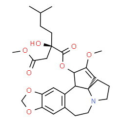 ChemSpider 2D Image | O~3~-[(2R)-2-Hydroxy-2-(2-methoxy-2-oxoethyl)-5-methylhexanoyl]cephalotaxine | C28H37NO8