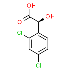 ChemSpider 2D Image | (2S)-(2,4-Dichlorophenyl)(hydroxy)acetic acid | C8H6Cl2O3