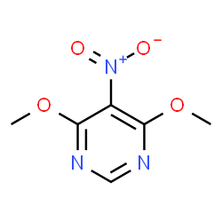 ChemSpider 2D Image | 4,6-Dimethoxy-5-nitropyrimidine | C6H7N3O4