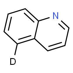 ChemSpider 2D Image | (5-~2~H)Quinoline | C9H6DN