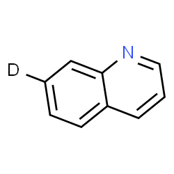 ChemSpider 2D Image | (7-~2~H)Quinoline | C9H6DN