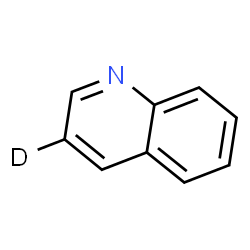 ChemSpider 2D Image | (3-~2~H)Quinoline | C9H6DN