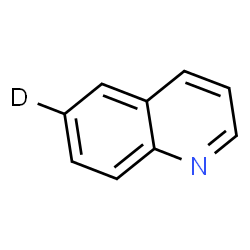 ChemSpider 2D Image | (6-~2~H)Quinoline | C9H6DN