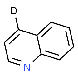 ChemSpider 2D Image | (4-~2~H)Quinoline | C9H6DN
