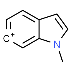 ChemSpider 2D Image | 1-Methyl-1H-indol-6-ylium | C9H8N