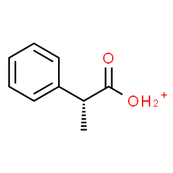 ChemSpider 2D Image | [(2R)-2-Phenylpropanoyl]oxonium | C9H11O2