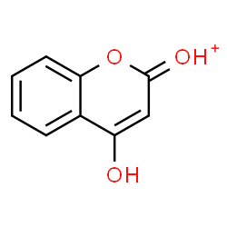 ChemSpider 2D Image | (4-Hydroxy-2H-chromen-2-ylidene)oxonium | C9H7O3