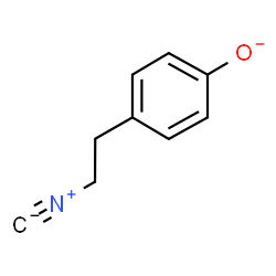 ChemSpider 2D Image | 4-(2-Isocyanoethyl)phenolate | C9H8NO