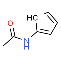 ChemSpider 2D Image | 2-Acetamido-2,4-cyclopentadienide | C7H8NO