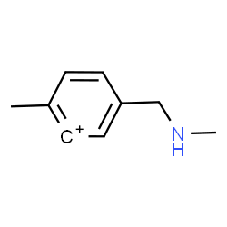 ChemSpider 2D Image | 2-Methyl-5-[(methylamino)methyl]phenylium | C9H12N