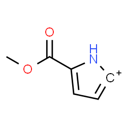 ChemSpider 2D Image | 5-(Methoxycarbonyl)-1H-pyrrol-2-ylium | C6H6NO2