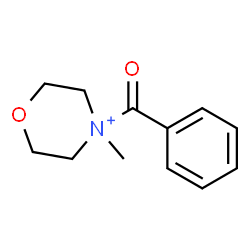 ChemSpider 2D Image | 4-Benzoyl-4-methylmorpholin-4-ium | C12H16NO2