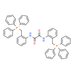 ChemSpider 2D Image | [(1,2-Dioxo-1,2-ethanediyl)bis(imino-2,1-phenylenemethylene)]bis(triphenylphosphonium) | C52H44N2O2P2
