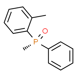 ChemSpider 2D Image | (S)-Methyl(2-methylphenyl)phenylphosphine oxide | C14H15OP
