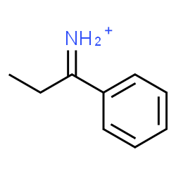 ChemSpider 2D Image | 1-Phenyl-1-propaniminium | C9H12N