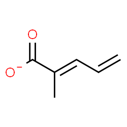 ChemSpider 2D Image | (2E)-2-Methyl-2,4-pentadienoate | C6H7O2