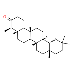 ChemSpider 2D Image | (4R,4aS,6bR,8aR,12aR,12bS,14aS)-4,4a,6b,8a,11,11,12b,14a-Octamethylicosahydro-3(2H)-picenone | C30H50O