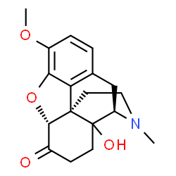 ChemSpider 2D Image | (5alpha,13alpha)-14-Hydroxy-3-methoxy-17-methyl-4,5-epoxymorphinan-6-one | C18H21NO4