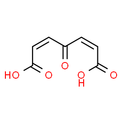 ChemSpider 2D Image | (2Z,5Z)-4-Oxo-2,5-heptadienedioic acid | C7H6O5