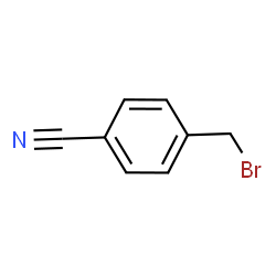 ChemSpider 2D Image | 4-Cyanobenzyl bromide | C8H6BrN